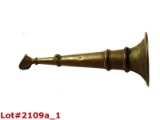 Antique 19th Century Brass Fireman's Trumpet Horn