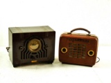 2 Antique Vintage Radios