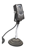 Ribbon Microphone on Desk Stand