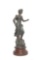 Bronze Gilt Spelter Female Statue