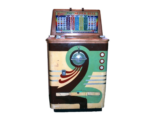 Vintage Coin Op Console Model Slot Machine