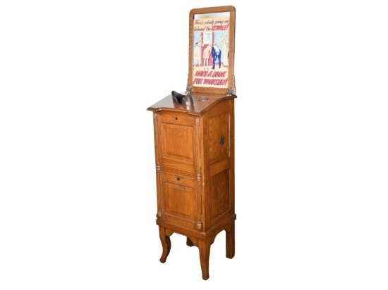Antique Mills Coin Op Arcade Mutoscope