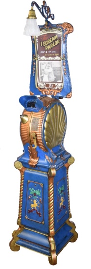 Antique Coin Op Cast Iron Arcade Mutoscope