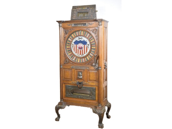Antique Mills "The Dewey" Musical Slot Machine