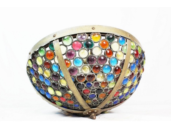 Original Rotating Glass Buckeye Lamp Shade