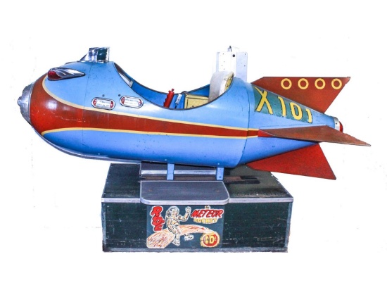 Meteor Rocket Coin Op Kiddie Ride