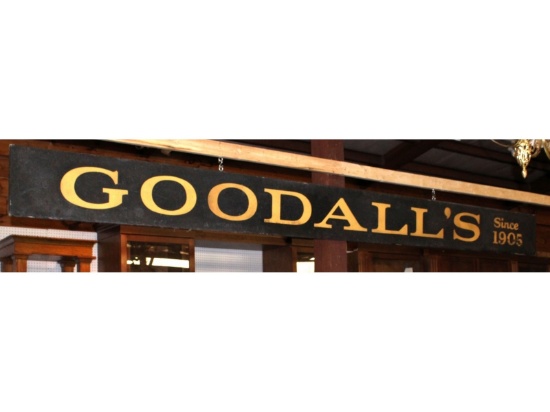 1920's Goodall's Wood Sign