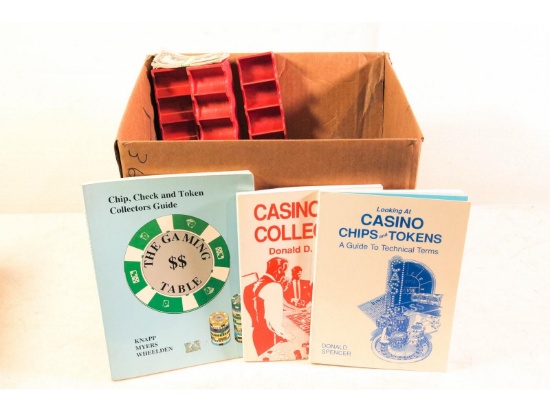 Casino Chip Guide Books with Chip Racks