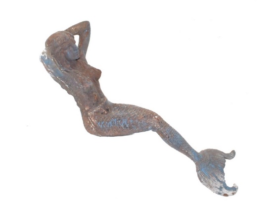 Cast Iron Garden Mermaid
