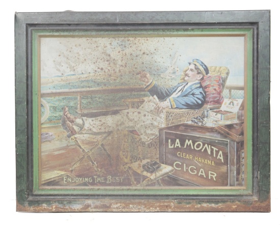 La Monta Cigar Tin Sign