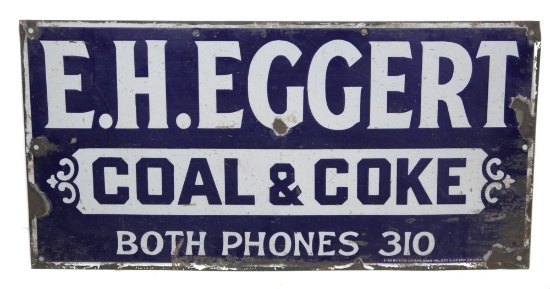 E.H. Eggert Coal & Coke Sign