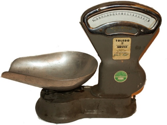 1930's Era Toledo Candy Scale