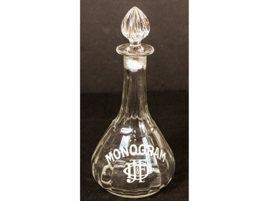 Monogram Whiskey Back Bar Bottle