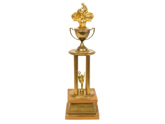 Vintage Motorcycle Trophy