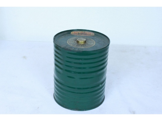 DuPont 6.25 Pound Gun Powder Tin
