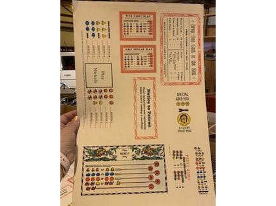 Slot Machine Reward Cards