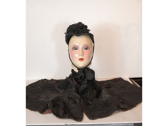 Victorian Ladies Hat and Cape