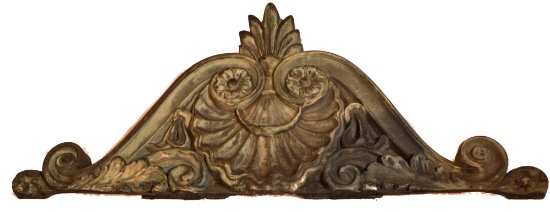 Pair Bronze Exterior Door Pediments