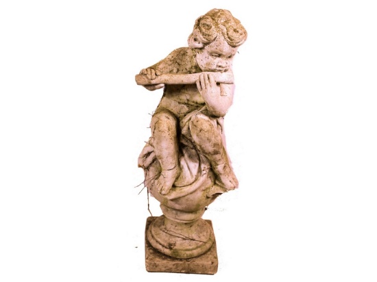 Turn of the Century Cement Garden Art Statue