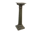 Antique Wood Carved Pedestal Stand