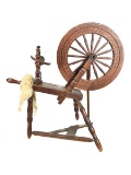 Antique/Primitive Treadle Spinning Wheel