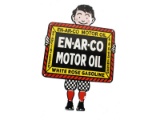 EN-AR-CO Motor Oil Porcelain Advertising Sign