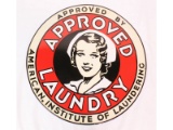 American Laundry Porcelain Advertising Sign