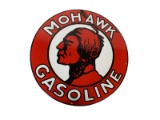 Porcelain Mohawk Gasoline Advertising Sign