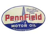 Penn Field Motor Oil Porcelain Advertising Sign