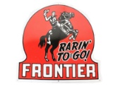 Frontier Porcelain Advertising Sign