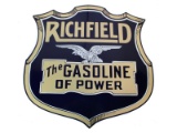 Richfield Gasoline Advertising Porcelain Sign