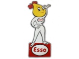 Esso Gasoline Porcelain Advertising Sign