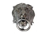 Cast Metal Lion Head Door Knocker