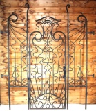 Wrought Iron Entrance Gate Section