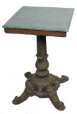 Iron Based Marble Top Soda Fountain Stand