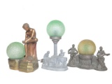 3 1930's Figural Lamps