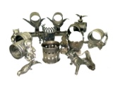 8 Napkin Ring Holders & 2 Egg Holders