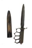 WWI US Brass Handled Knuckle Knife