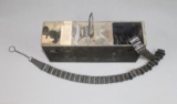 WWII U.S. Ammunition Canister w/ Link Belt
