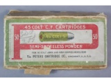 3/4 Box of .45 Colt CF Cartridges