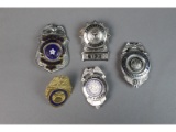 Lot of 5 Military/Emergency/Police Badges