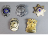 5 Police/Emergency Badges