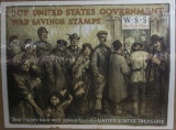 WWI Original War Savings Stamps Poster