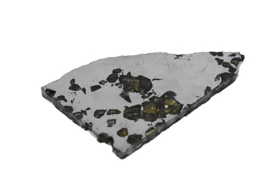 Seymchan Pallasite Meteorite Slice 55 grams