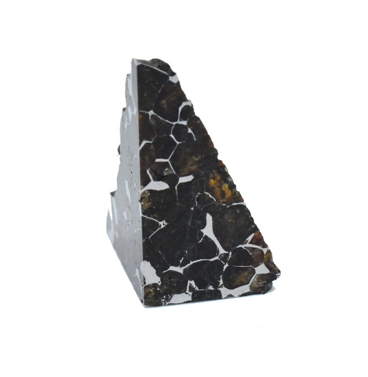 Seymchan Pallasite Meteorite 3D Cut 33 grams