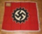 Nazi Labor Front Flag with Unit Marking