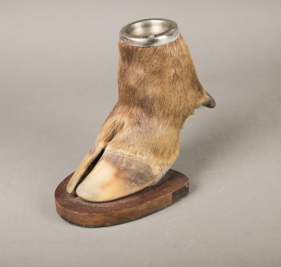 WWII Nazi Hoof Inkwell Set Piece