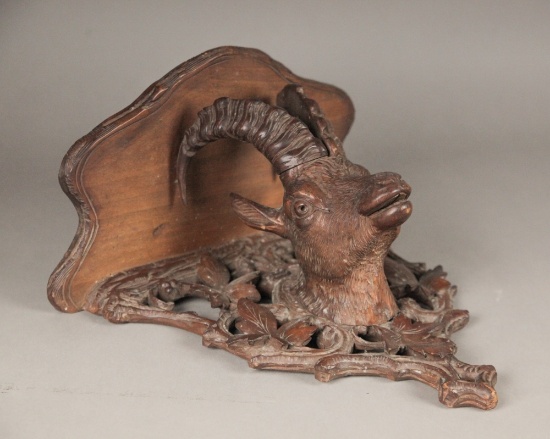 WWII Nazi Hermann Goering Black Forest Ram Shelf