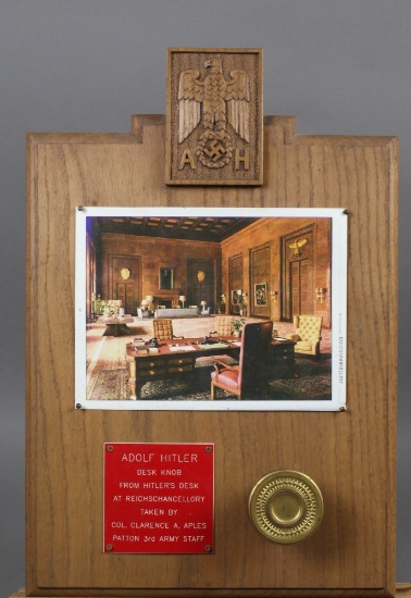 WWII Nazi Desk Drawer Knob from Hitler’s Desk