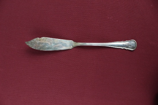 WWII Nazi Adolf Hitler Silverware Butter Knife